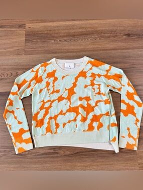 3.1 Phillip Lim Wool Sweater Side Zip Orange Lightweight Colorful Luxury Chic XS